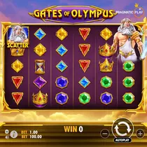 ZipCasino - Gates of Olympus Slot Game
